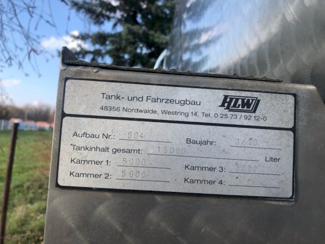 HLW 15000l izolirana, 2011 god.