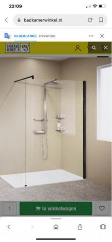 TUŠ STRANICA NOVELLINI 200 X 90 NOVA KUADH90-1H 