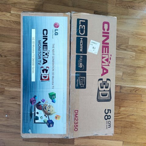 3D Monitor + TV LG 23 CINEMA 3D - LED TV DM2350D 