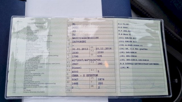 Audi A6 3.0 v6 tdi kvatro 180kw 245ks ful oprema