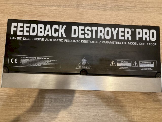 BEHRINGER FEEDBACK DESTROYER PRO