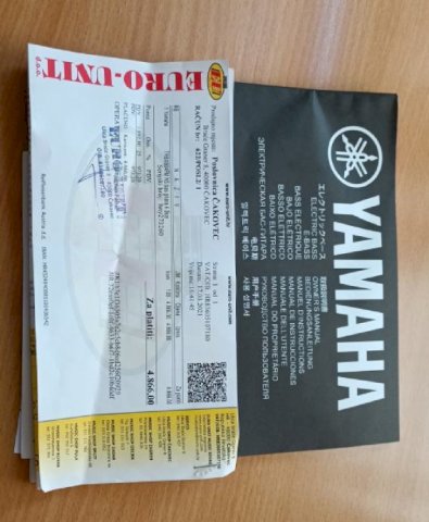 Bass gitara Yamaha TRBX 604 FM NS