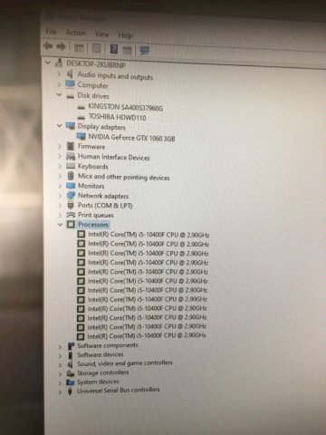 Gaming PC i5 10400f GTX1060 3GB 16GB Ram