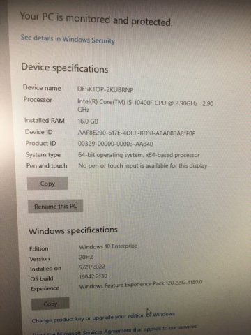 Gaming PC i5 10400f GTX1060 3GB 16GB Ram