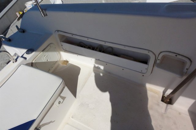 Gliser Saver Manta 600 cabin fisher sa Suzuki 140