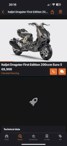 ITALJET DRAGSTER 200, abs - LIMITED EDITION - NOV