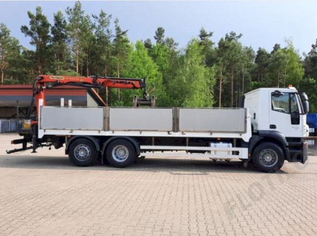 IVECO STRALIS 310 + HDS KRAN PALFINGER PK 12001 E