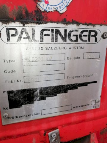 Kamion Mercedes 817K+dizalica- kran palfinger 520