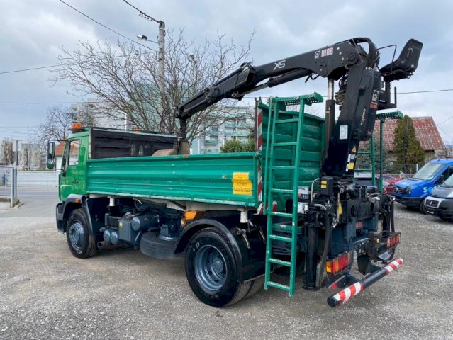 MAN LE 220 B *DVOSTRANI KIPER + KRAN*