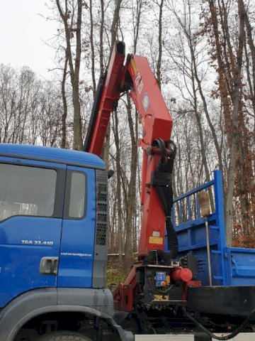 MAN TGA 33,410 Kiper + kran, 2004 god.