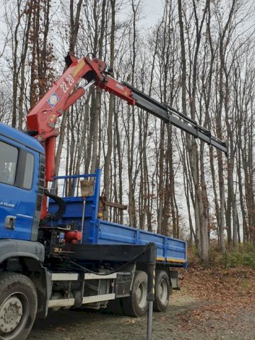MAN TGA 33,410 Kiper + kran, 2004 god.