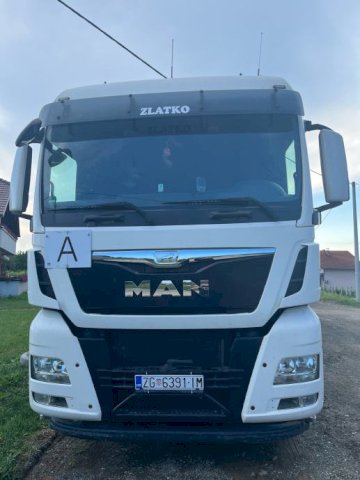 Man TGX 18400, kiper hidraulika, vozilo u radu