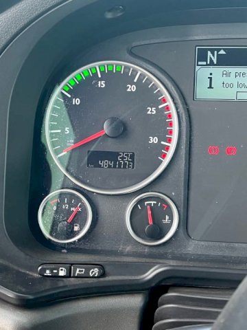 Man TGX 18400, kiper hidraulika, vozilo u radu