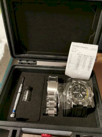 ORIS AQUIS DEPTH GAUGE CHRONO