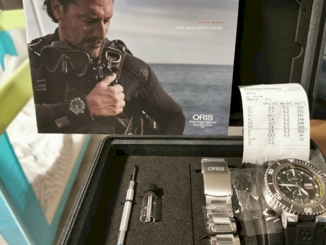 ORIS AQUIS DEPTH GAUGE CHRONO