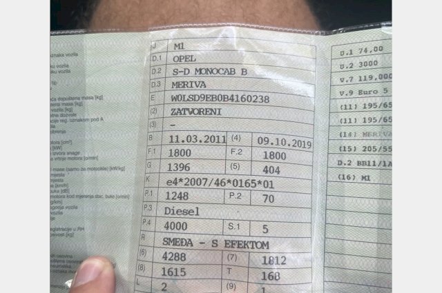 Opel Meriva 1.3 cdti