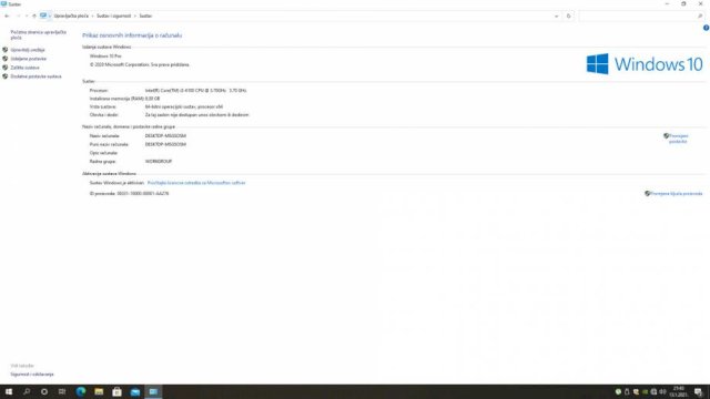 PC GAMING / Intel i3-6100 4x3.70 GHz / 8GB DDR4