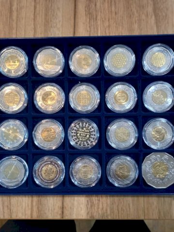 Set kovanica od 25 kuna,svih 19 komada+Hnz medalj