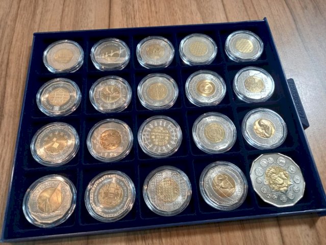 Set kovanica od 25 kuna,svih 19 komada+Hnz medalj