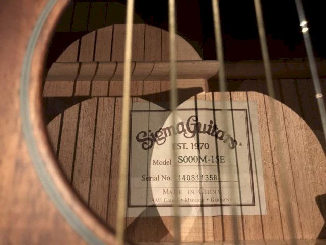 Sigma S000M-15E - puno drvo (zamjena za Martin)