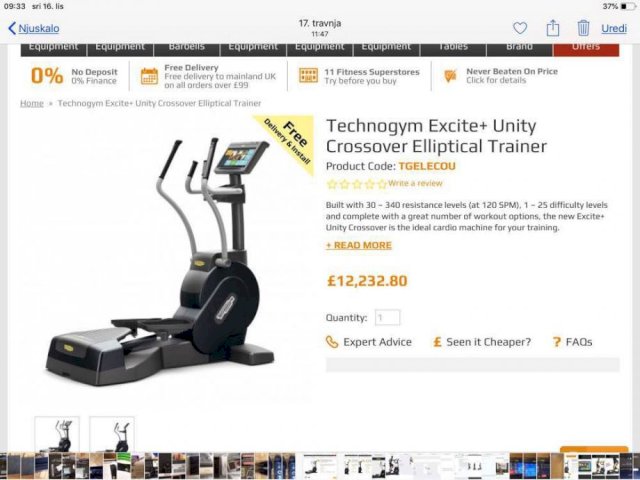 Technogym crossover Unity super popust