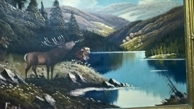 UMJETNIČKA SLIKA U ULJU SA POTPISOM