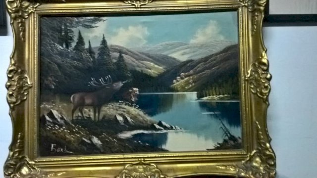 UMJETNIČKA SLIKA U ULJU SA POTPISOM