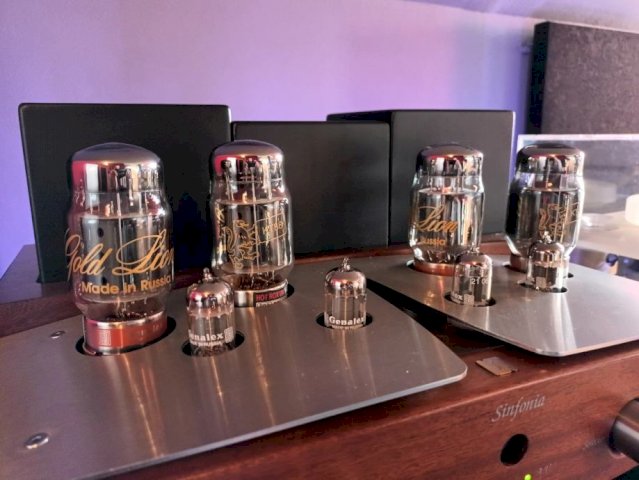 Unison Research Sinfonia & Gold Lion Tubes
