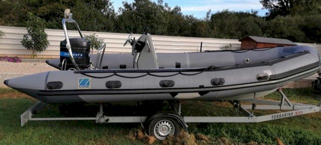 ZODIAC 6 M,MERCURY 90KS I TRAILER