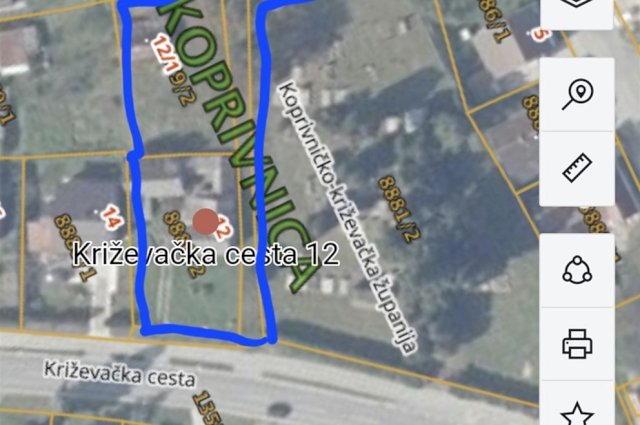 Zemljište Koprivnica Križevačka cesta