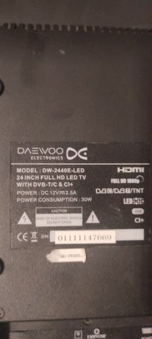 DAEWOO DW-2440E-LED TV ili PC-monitor