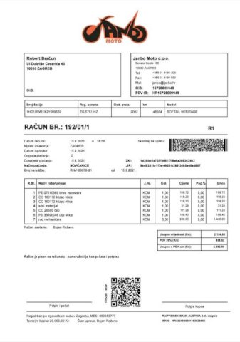 Harley Davidson Heritage Softail FLSTCI