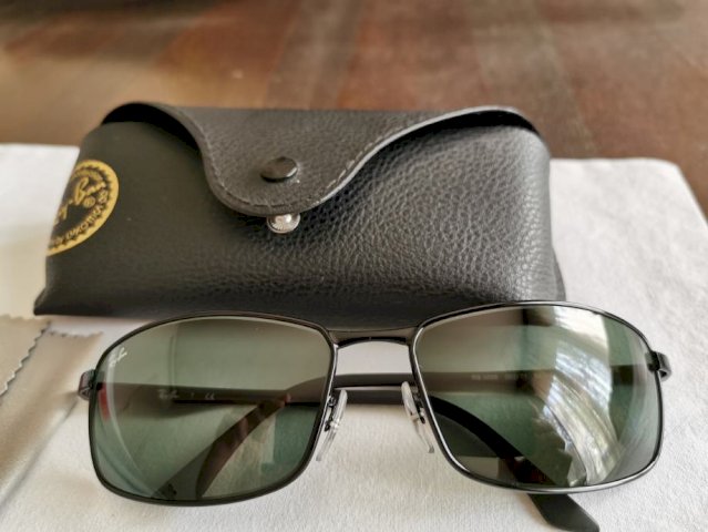 Ray-Ban RB3498 002/71 Black Green, veličina 64