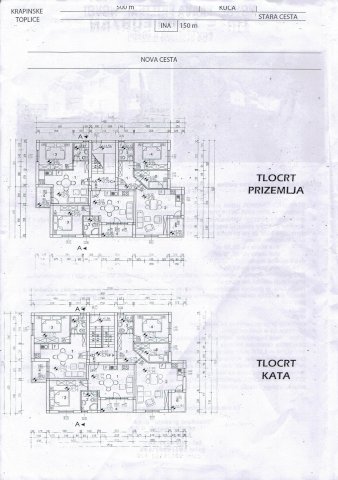 Zemljište s temeljom za zgradu sa 6 stanova