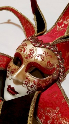 Venecijanska karneval maska za lice