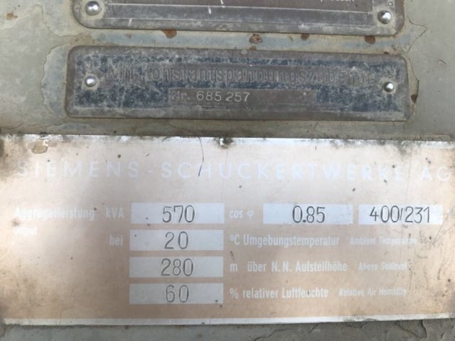 Agregat za struju MWM 570 Kw