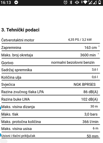 Einhell royal bwp32 pumpa za navodnjavanje