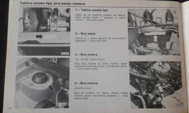 Volkswagen Golf I - priručnik za uporabu