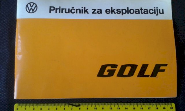 Volkswagen Golf I - priručnik za uporabu