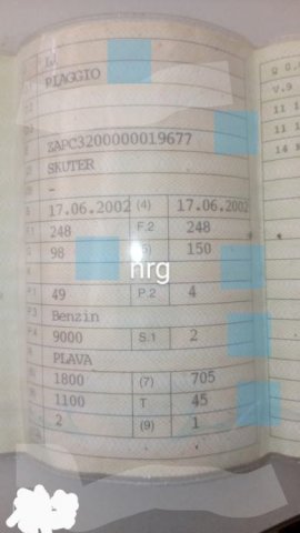 piaggio nrg mc3, 2002 god.
