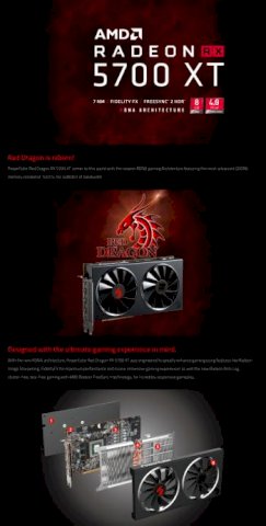 Grafička kartica- PowerColor RX 5700 XT Red Drag