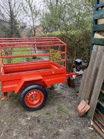 Gude benzinski agregat za struju i auto prikolica